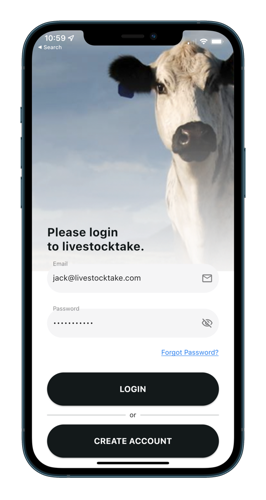 Livestocktake iphone screenshot